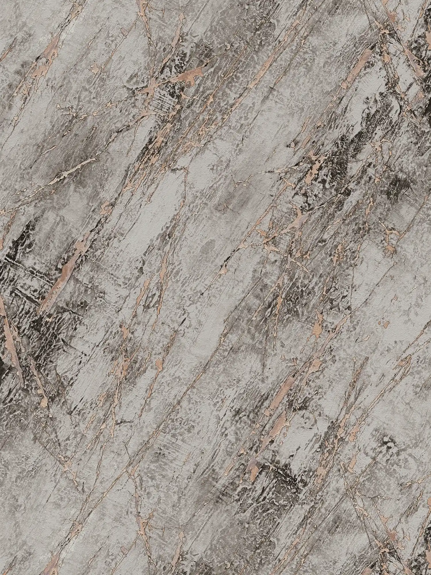         Graue Marmortapete mit Metallic Effekt – Grau, Beige
    
