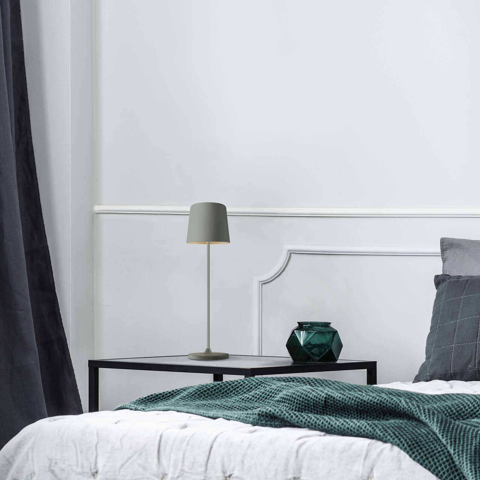             Tischleuchte aus Metall - Cosy 4 – Grau
        