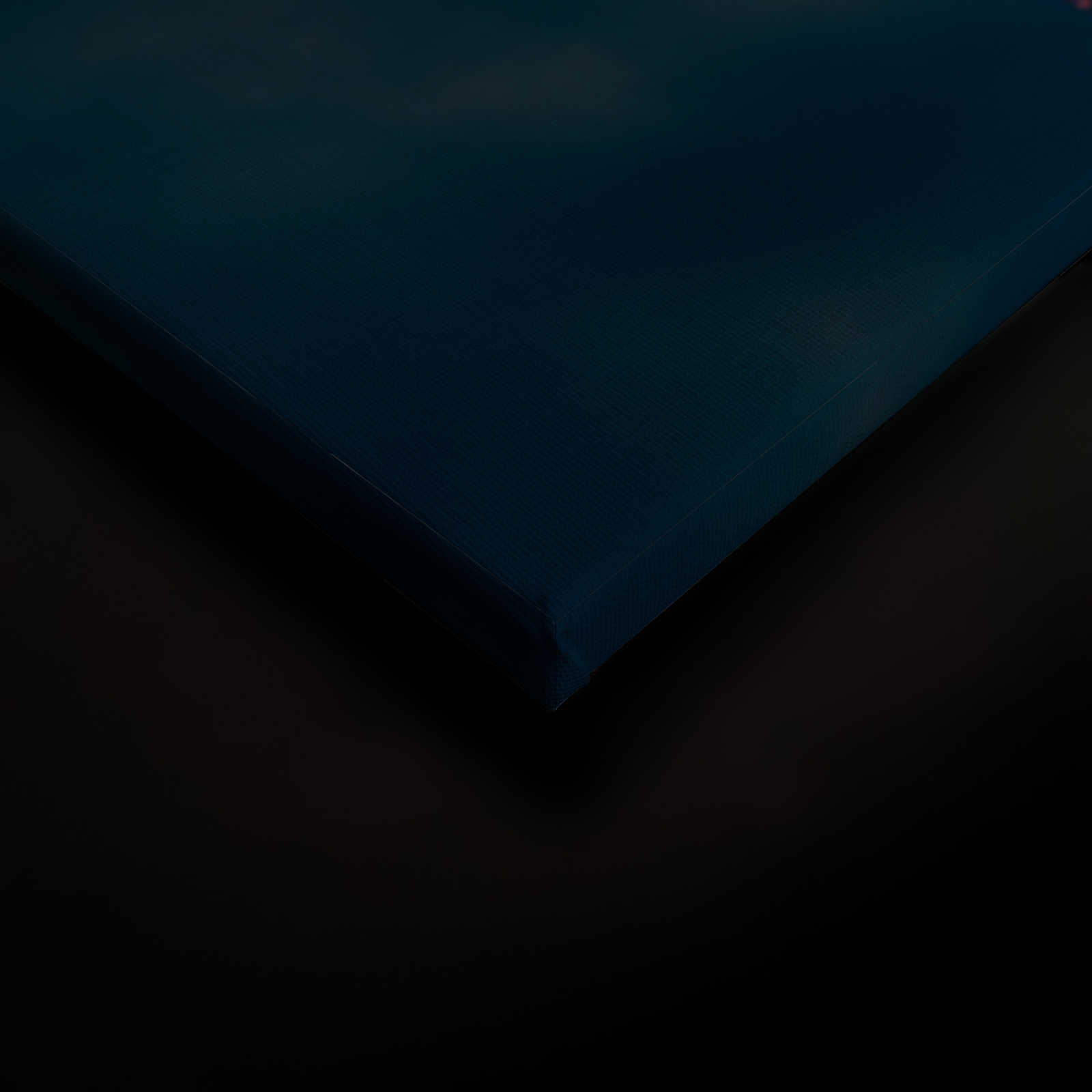             La bohème 1 - Leinwandbild mit Frau im Bohostyle auf naturleinen Struktur – 0,90 m x 0,60 m
        