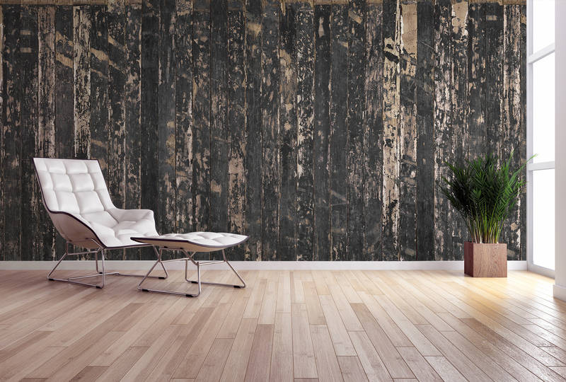 Loungestuhl, Lederähnlich, Weiße Polsterung, Modernes Interieur, Holzboden