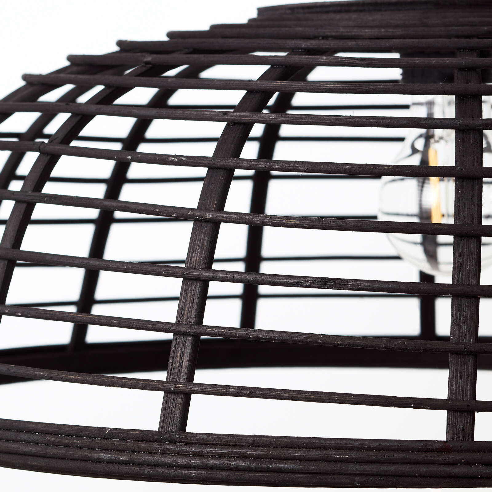             Bamboo pendant light - Elma 2 - Brown
        