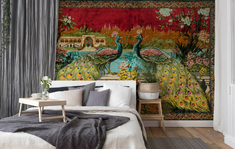 Kunst, Wandteppich, Dekoration für Zuhause, Innenarchitektur, Vogel