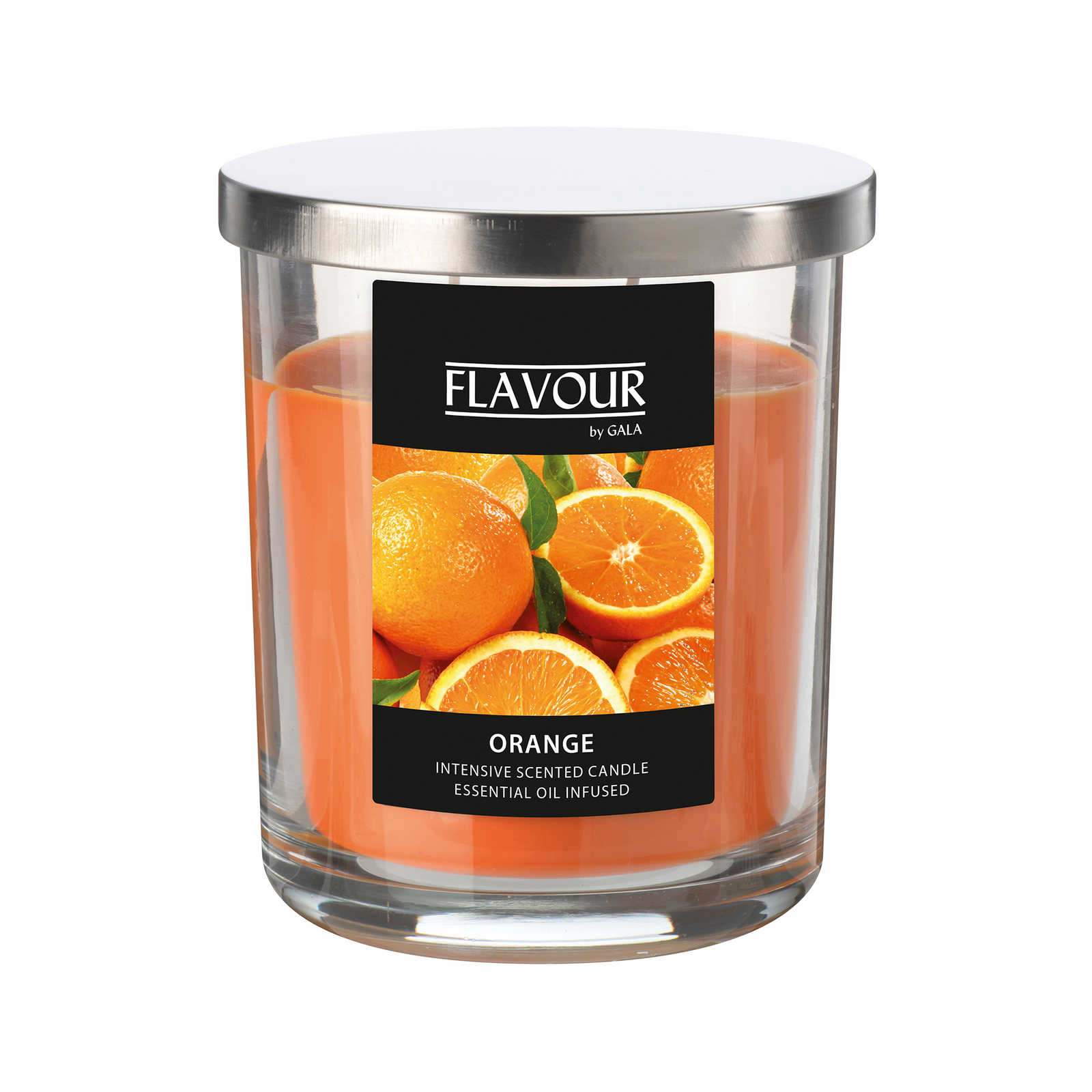Orange Duftkerze mit stimmungshebendem Duft – 380g