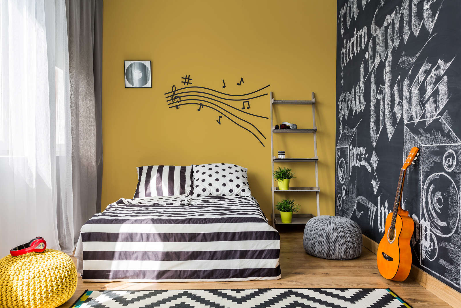             Peinture murale Premium jaune moutarde éclatant »Juicy Yellow« NW802 – 1 litres
        