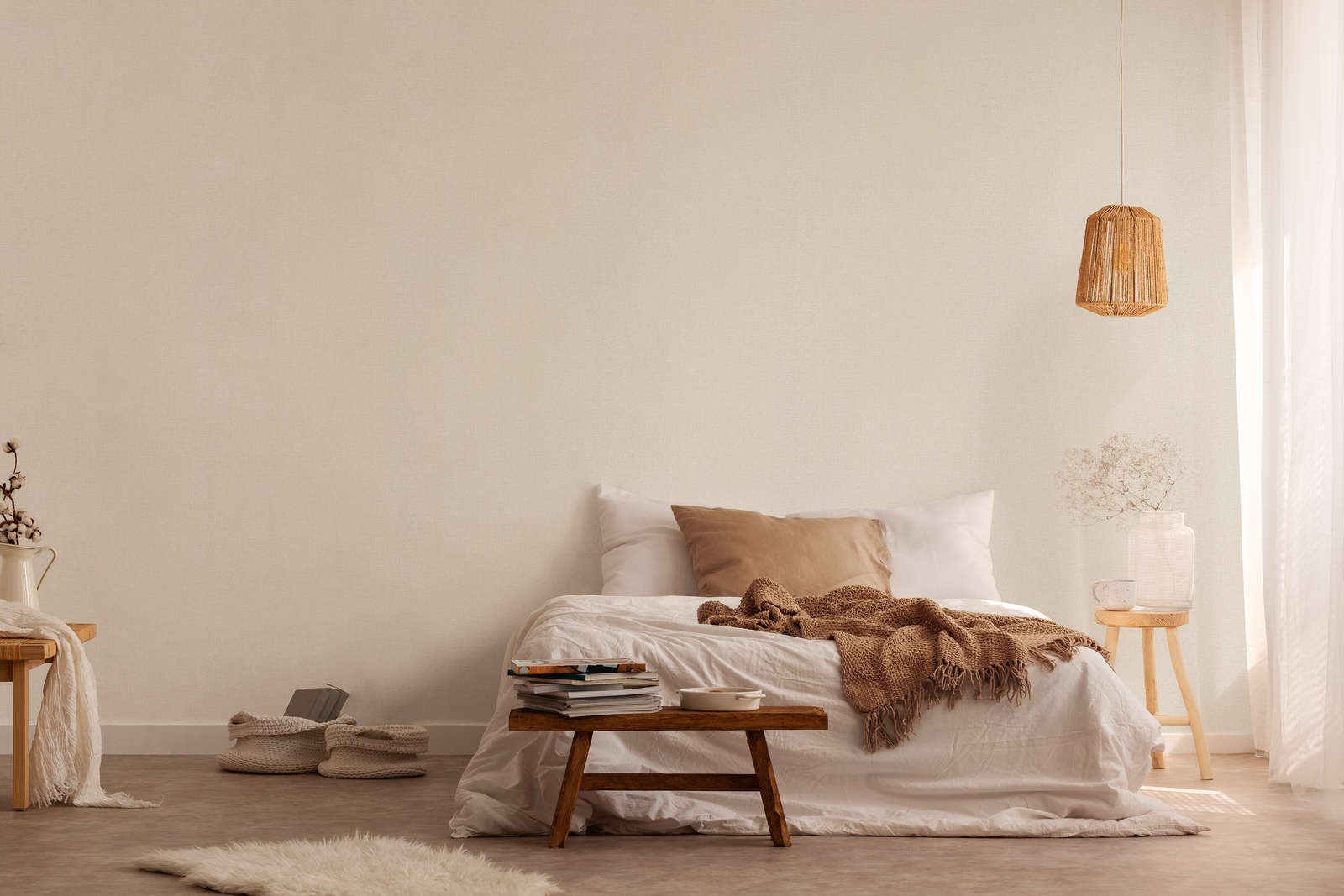 Bett, Wäsche, Neutral, Kissen, Lampenschirm