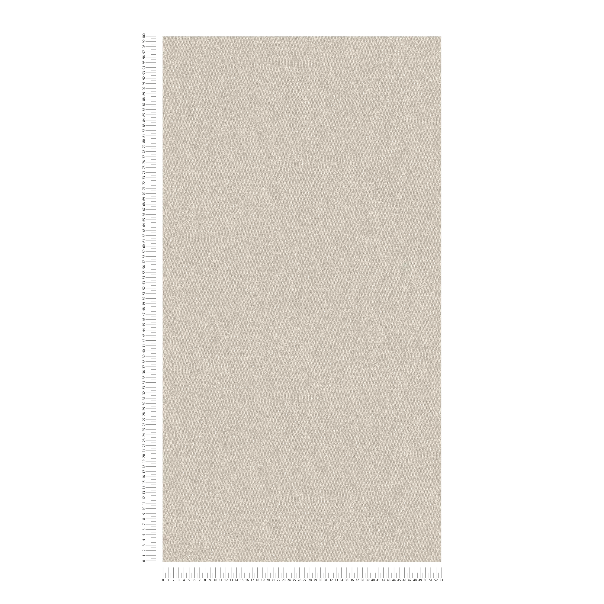             Textil-Optik Tapete einfarbig – Beige, Creme
        