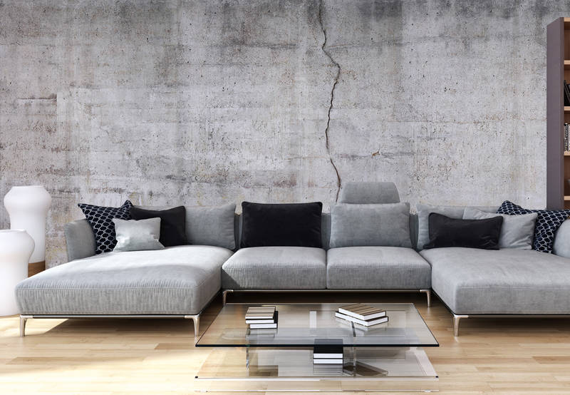 Sofa, Sofa-Gruppe, Grau, Stoff, Couchtisch
