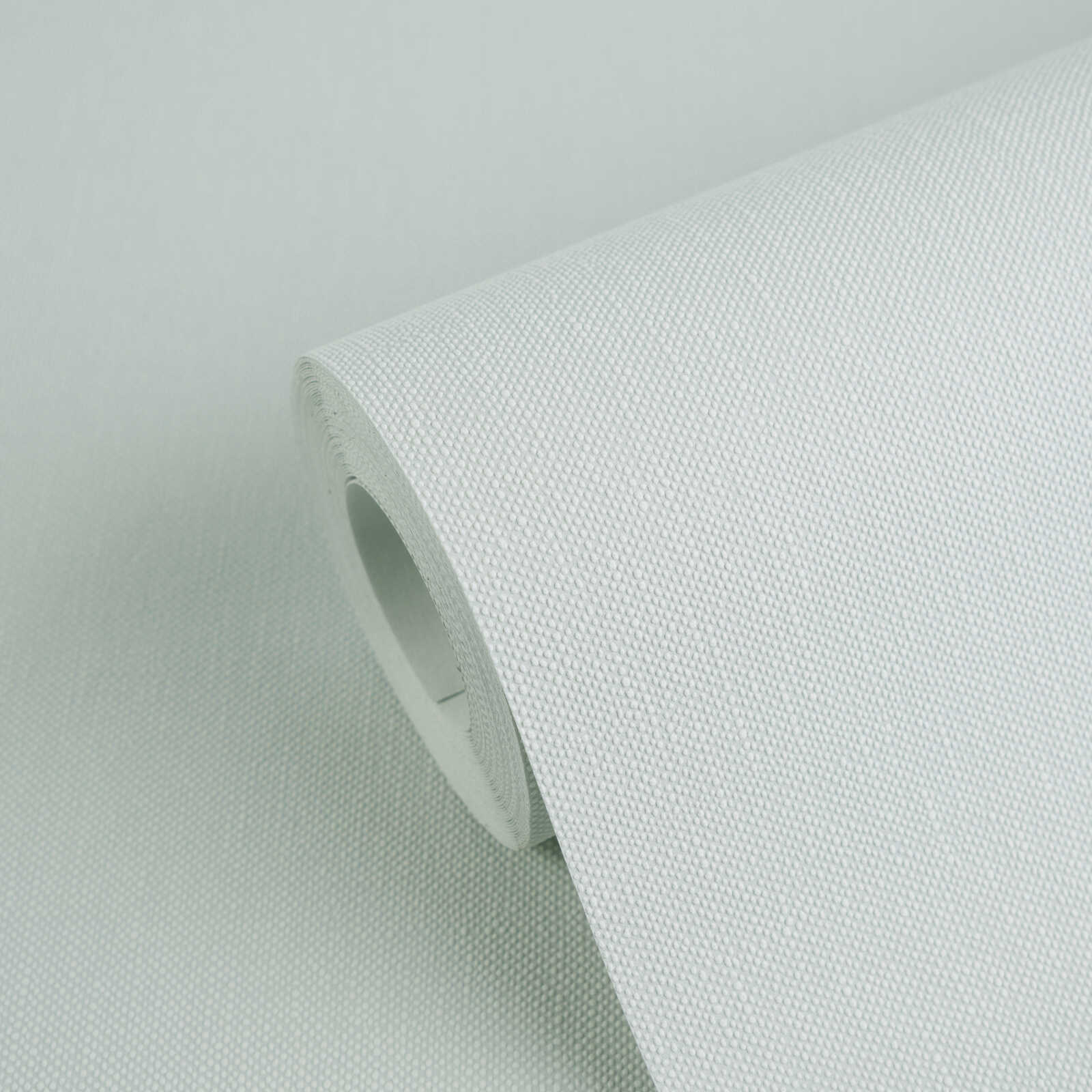 Uni Vliestapete mit dezenter Textilstruktur – Grau, Silber