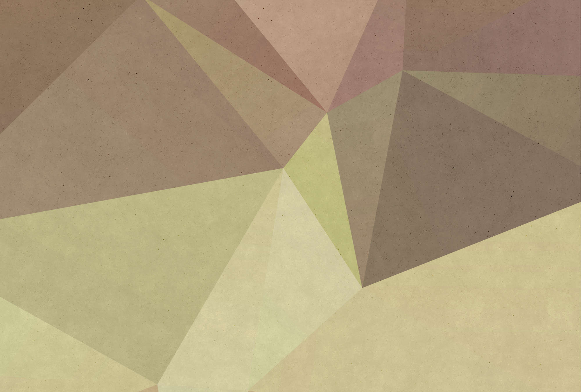             Fototapete 3D Optik geometrisch – Grün, Braun
        