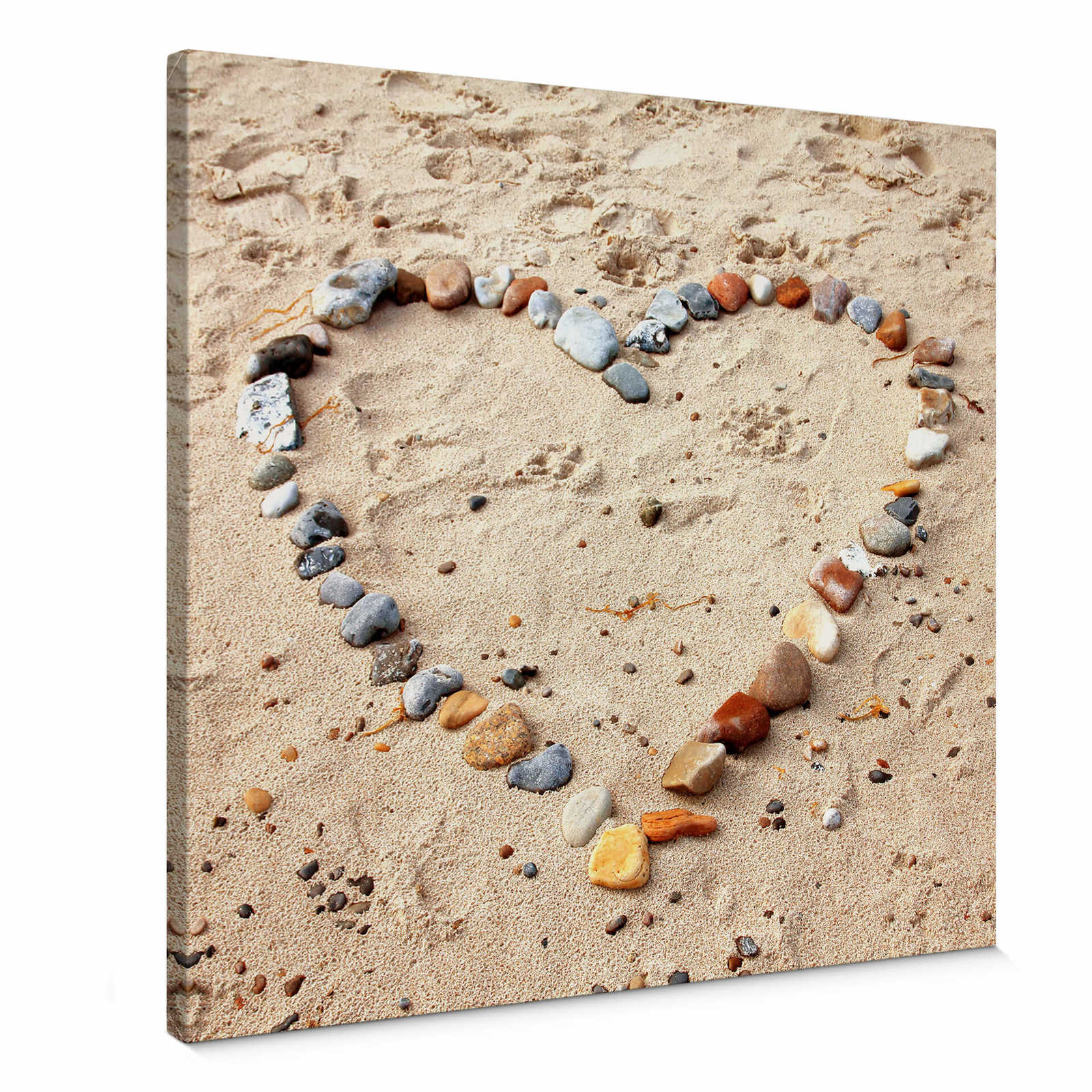         Toile carrée Pierres sur la plage - 0,50 m x 0,50 m
    