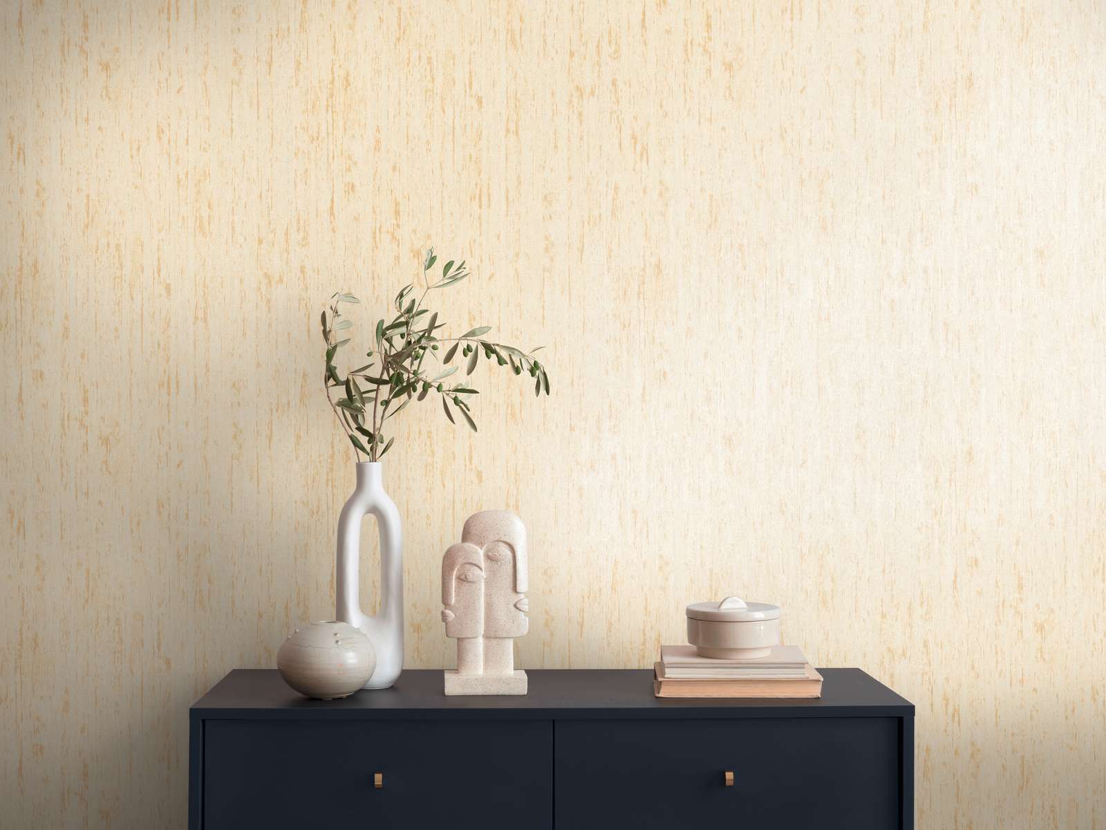 RASCH Vliesbehang 489644 Selection effen geel/beige kopen RASCH Vliesbehang 489644 Selection effen geel/beige kopen