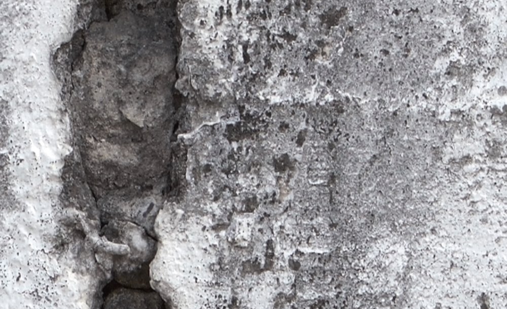             Urban Style Fototapete – Vliestapete in 3D Optik mit verwitterter Betonwand – Grau, Weiß
        