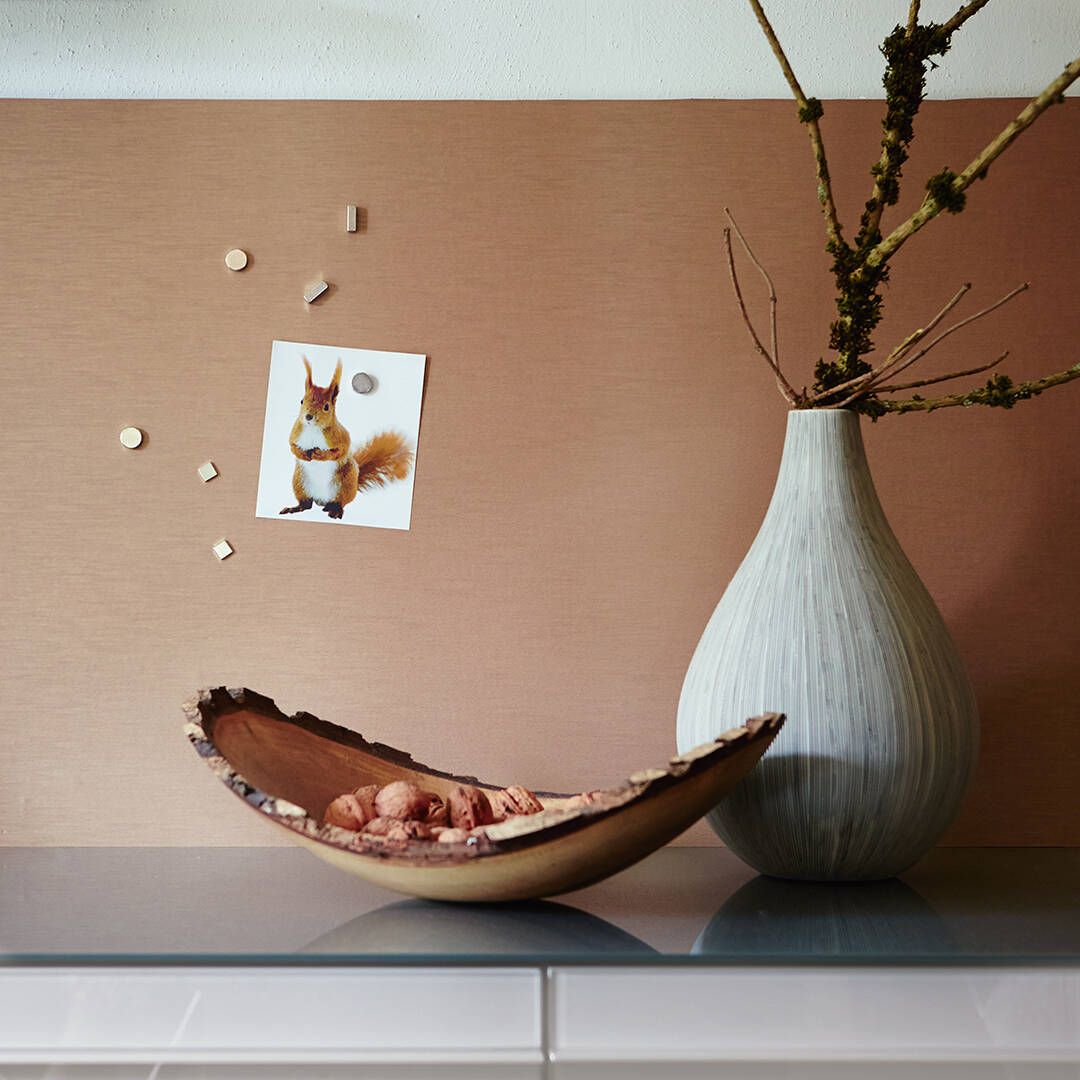 papier peint magnétique marron