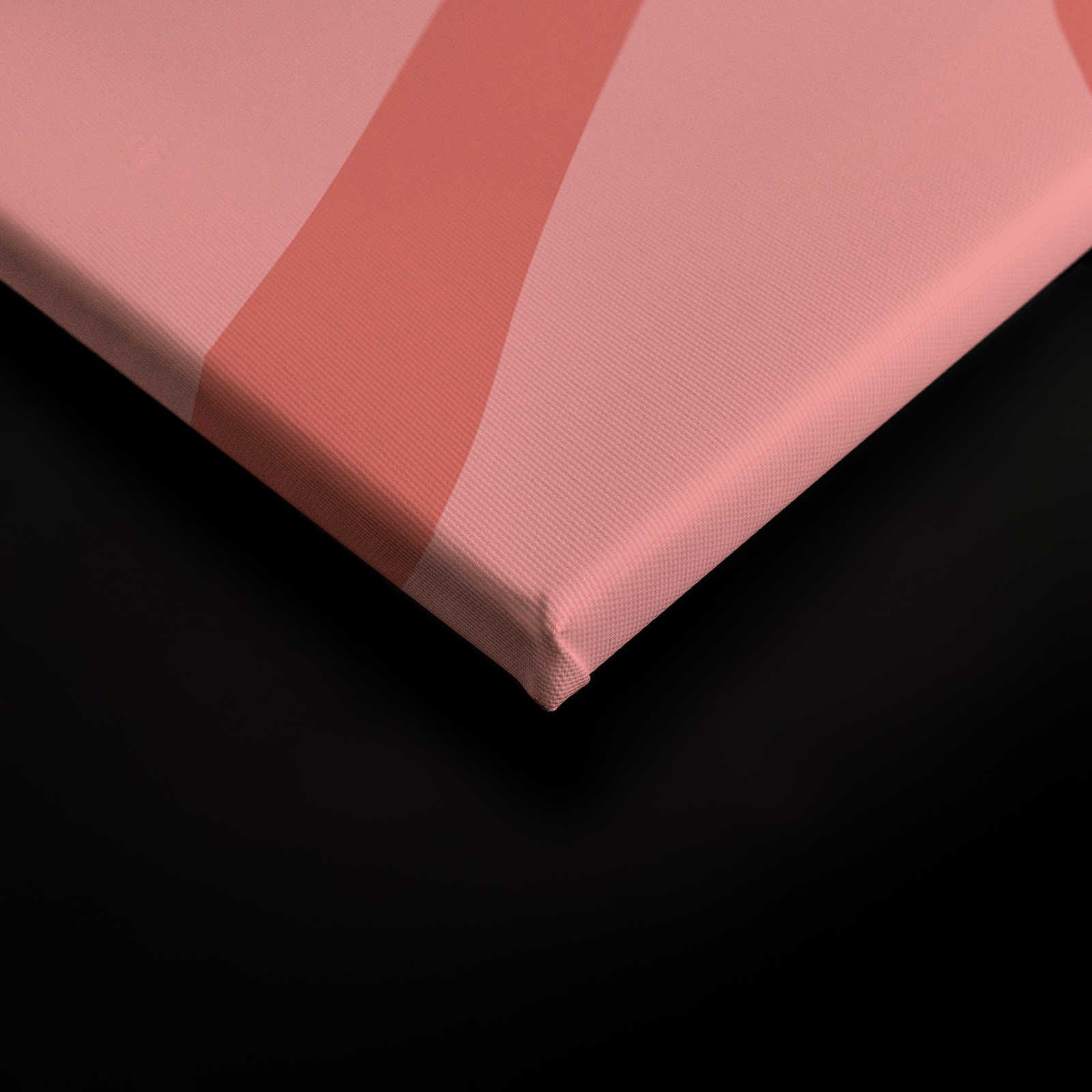 Leinwand abstrakte Sonne im gemalten Stil – 90 cm x 60 cm