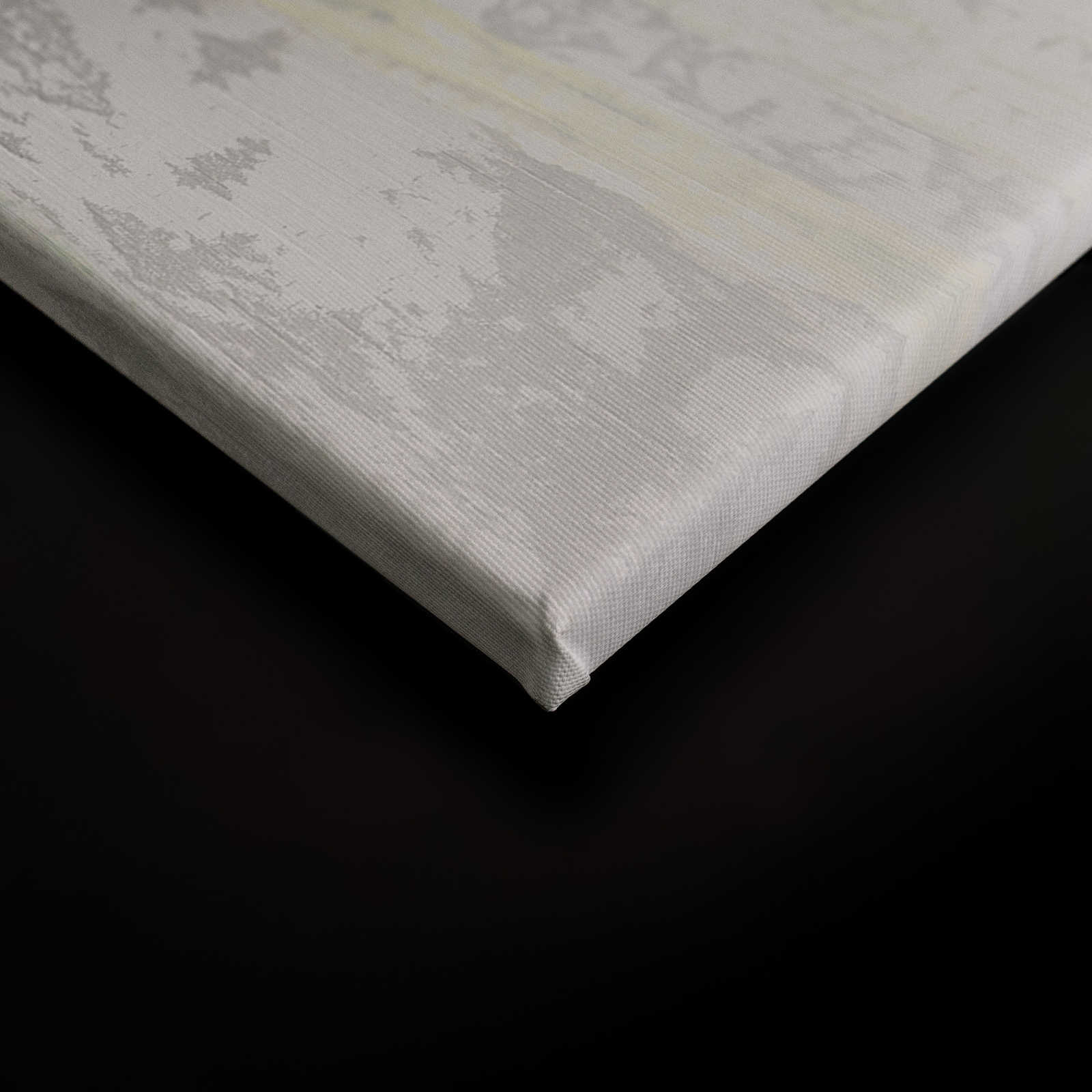             Leinwandbild mit Birkenwald in Leinenstruktur-Optik – 0,90 m x 0,60 m
        