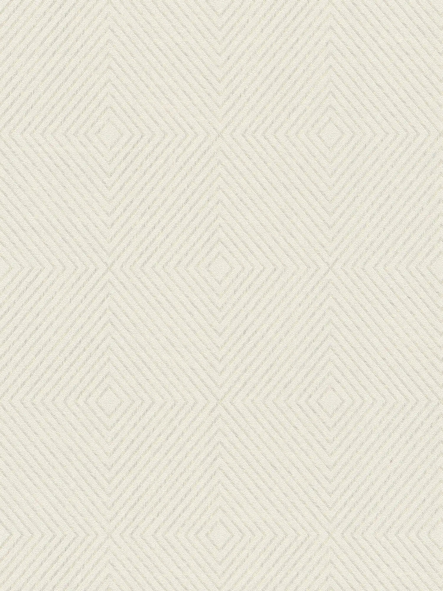         Behang grafisch ontwerp, Scandinavische stijl - crème, metallic
    