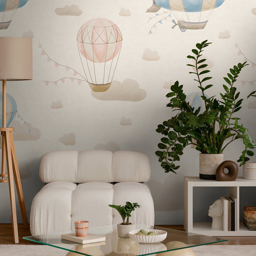 wohnzimmer, wohnaccessoires, pflanze, lampenstuhl, tapete_muster