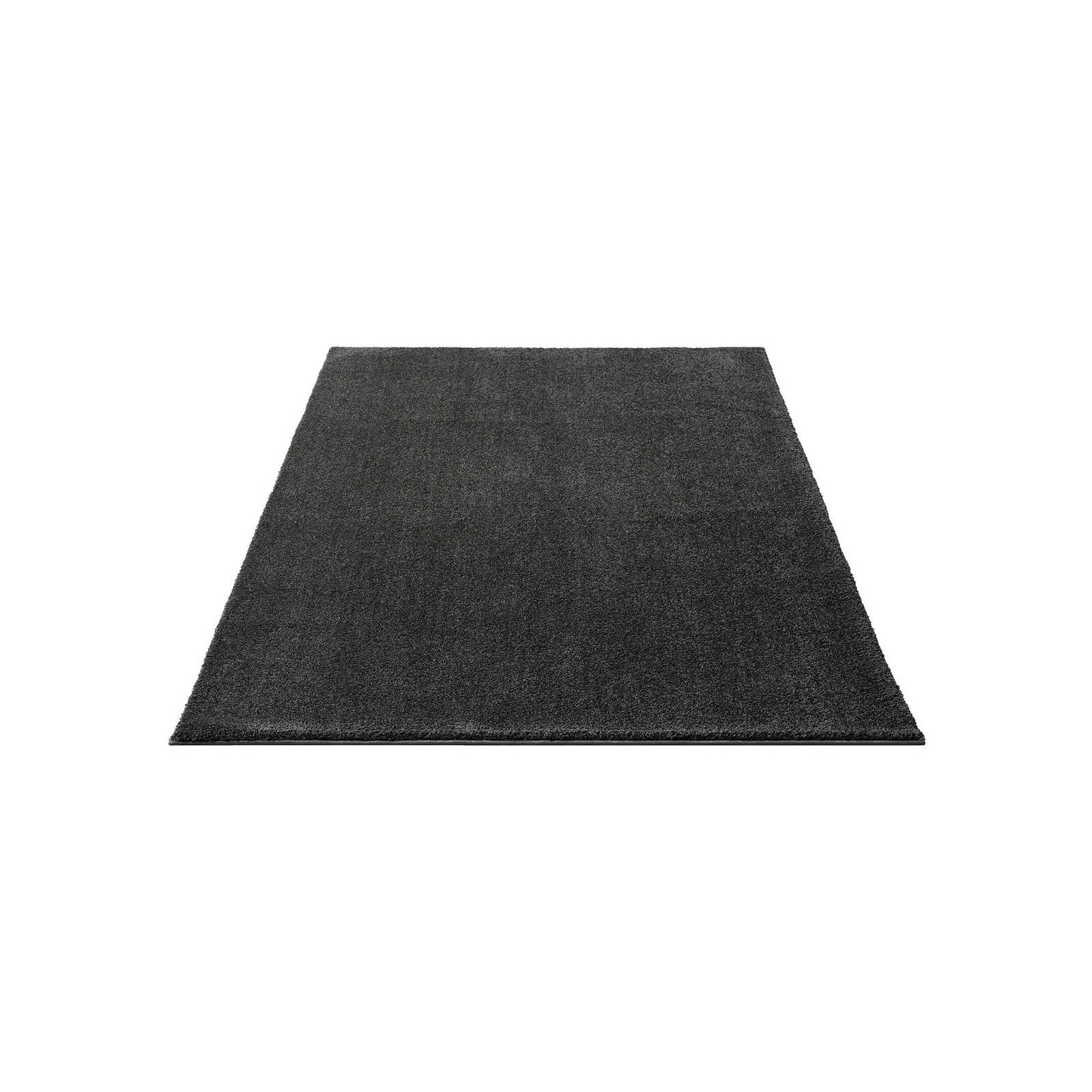             Weicher Kurzflor Teppich in Anthrazit – 200 x 140 cm
        