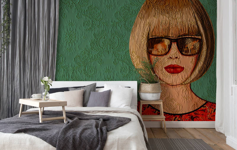 Innenarchitektur, Inneneinrichtung, Kunst, Malerei, Gesicht