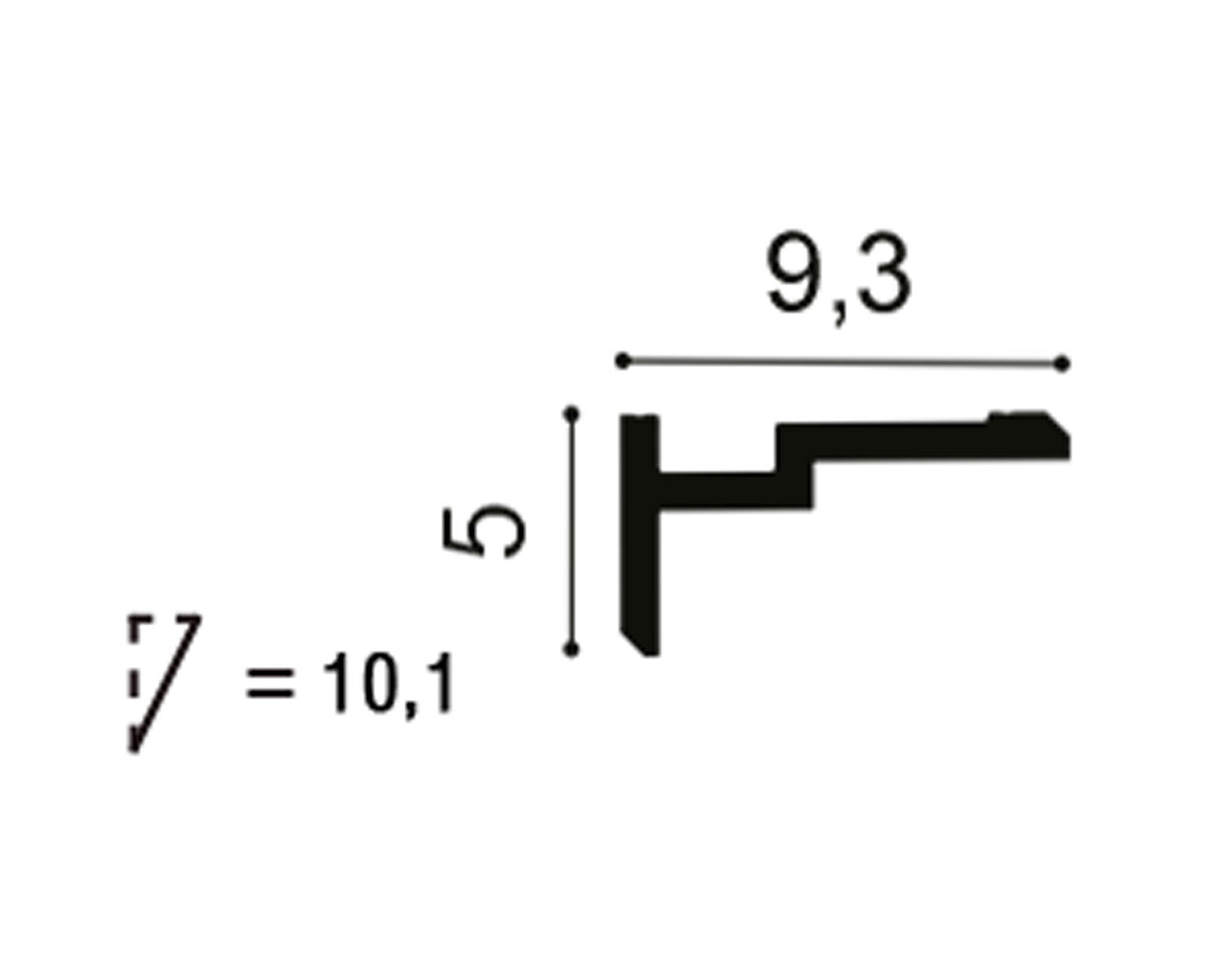             Moderne Stuckleiste Kopenhagen – CX197
        