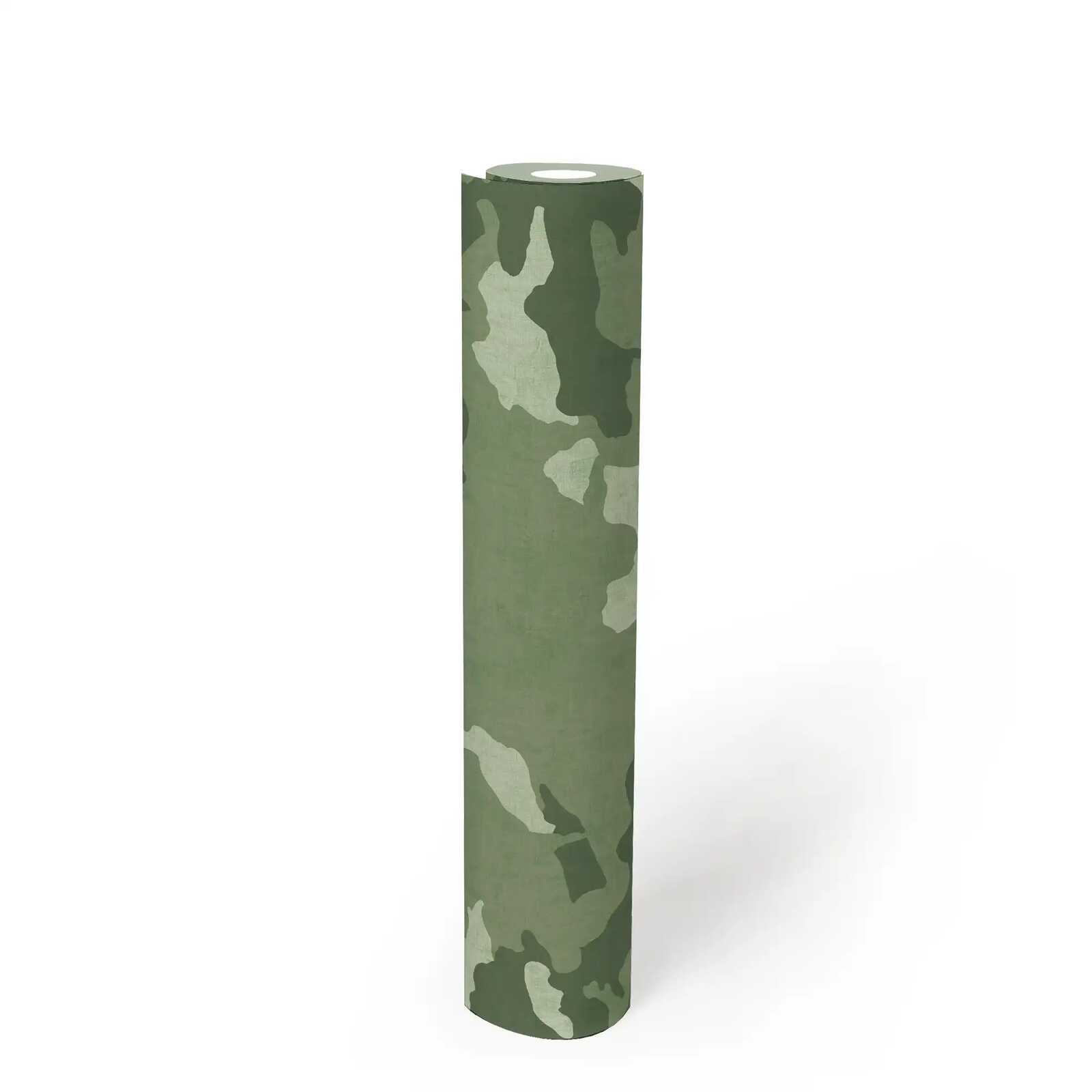             Camouflage Vliestapete – Cooles Tarnmuster für Abenteurer und Outdoor-Fans – Grün
        