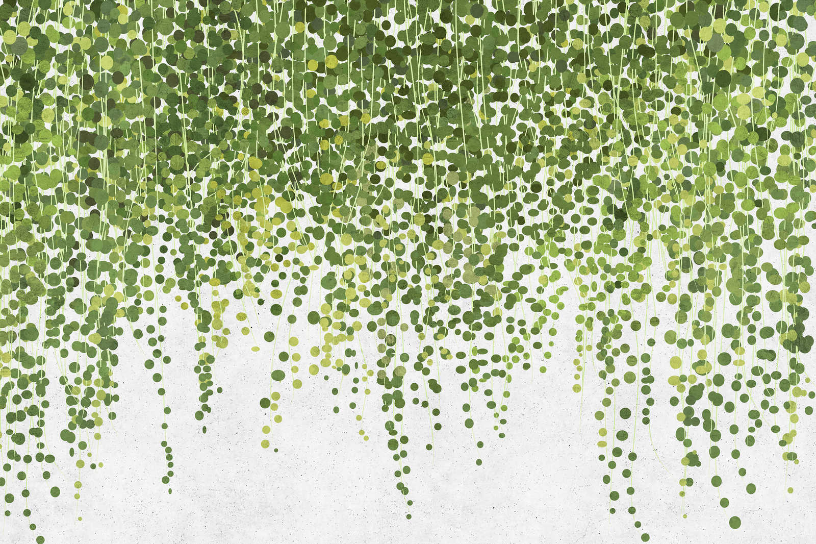 Hanging Garden 1 - Leinwandbild Blätter-Ranken, Hängegarten – 0,90 m x 0,60 m