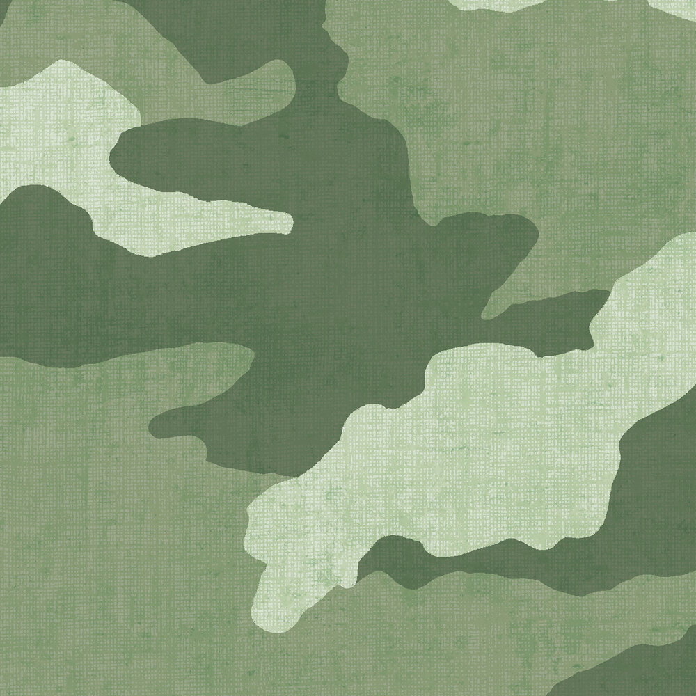             Camouflage Vliestapete – Cooles Tarnmuster für Abenteurer und Outdoor-Fans – Grün
        