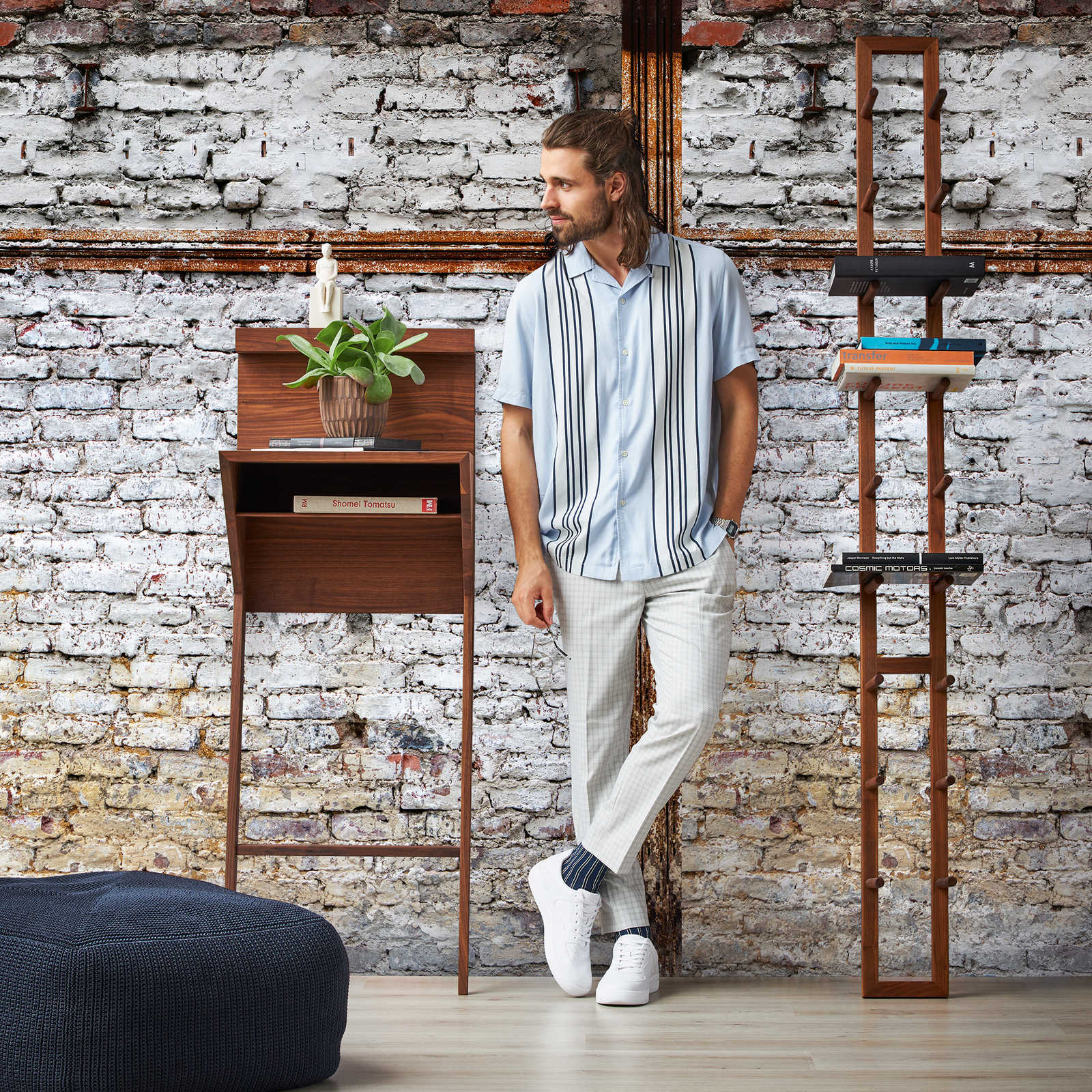         Papier peint Nouveauté | 3D papier peint à motifs Industrie Design mur de pierre rustique
    