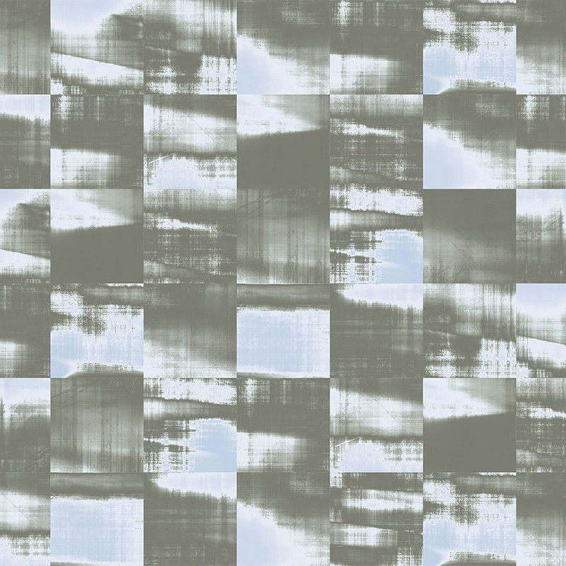         Photo wallpaper abstract image of the lake - blue, green
    