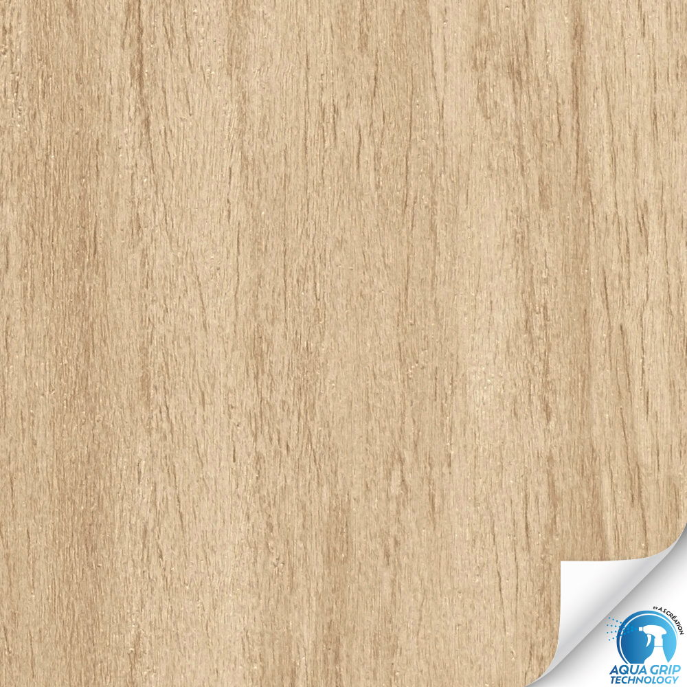            Natürliche, helle Vliestapete in Holzoptik und glatter Oberflächenstruktur – Water. Fix. Ready. – Braun
        