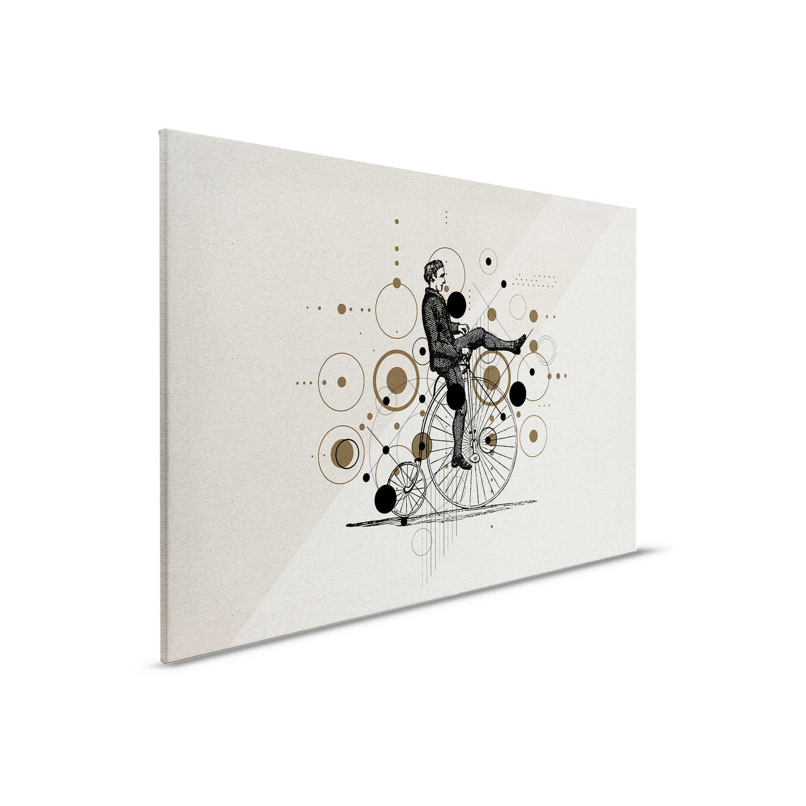         Tourde France 1 - Vélo Toile Vintage Sketch - 0,90 m x 0,60 m
    