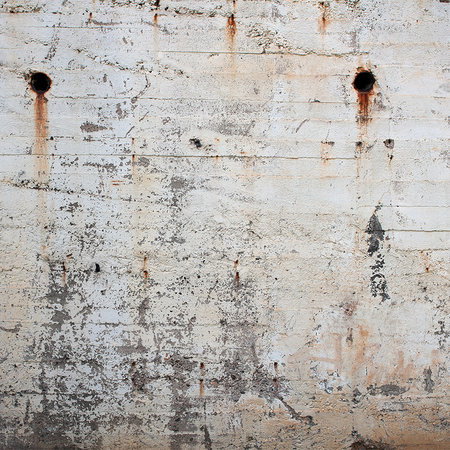 Platte, Wand, Beton, Rost, verwittert