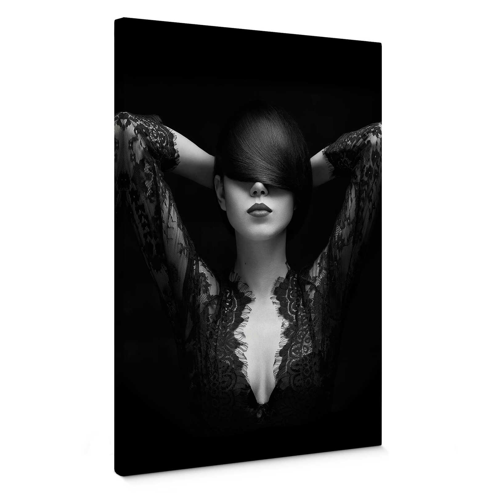         Blenkonov canvas print black and white women portrait
    