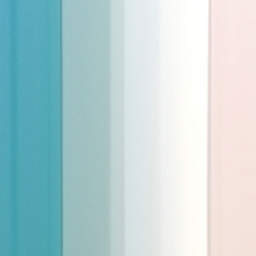             Fototapete »co-colores 4« - Farbverlauf mit Streifen – Türkis, Creme, Grün | Glattes, leicht glänzendes Premiumvlies
        