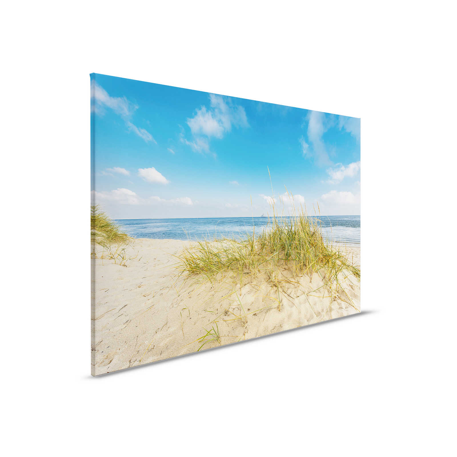         Tableau toile Paysage côtier avec plage de dunes - 0,90 m x 0,60 m
    