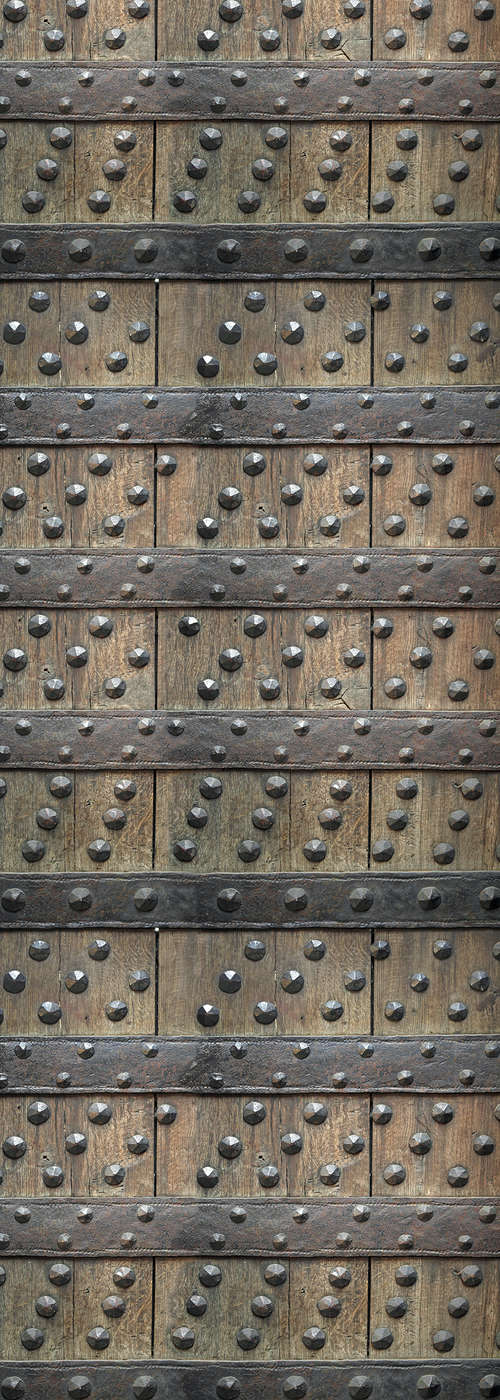 Holztür, Metallstifte, rustikale Tür, Nagelstifte, Türblatt
