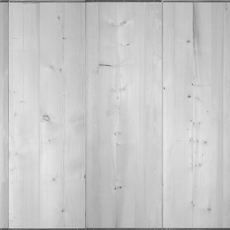         Fototapete 3D Vliestapete – Helle Bretterwand im Landhaus Stil – Weiß, Grau
    
