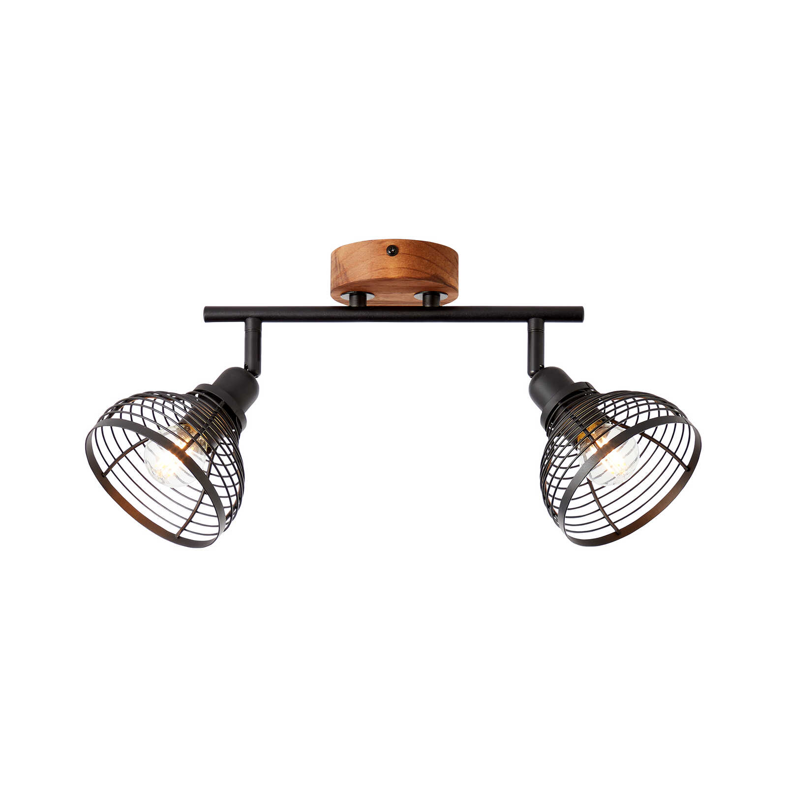         Houten plafondlamp - Annelie 9 - Zwart
    
