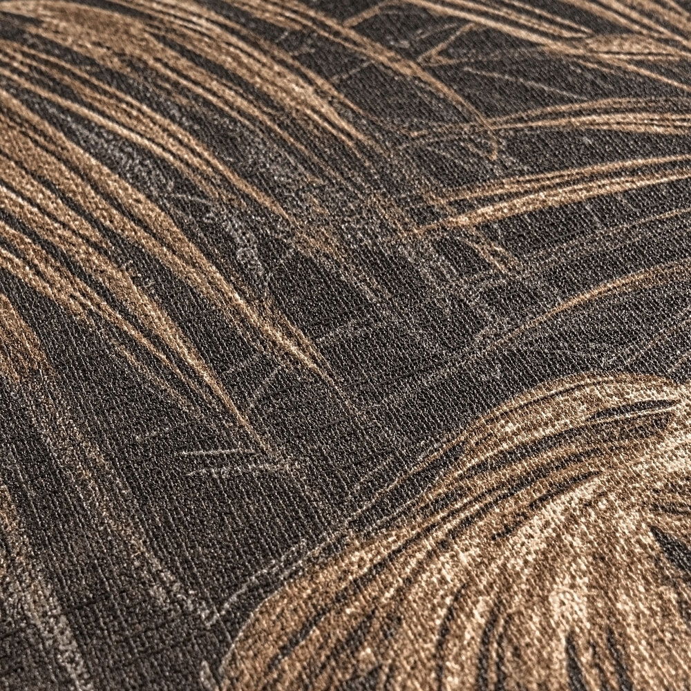            Prachtvolle Vliestapete in Palmenoptik von MICHALSKY – Schwarz, Beige, Braun
        