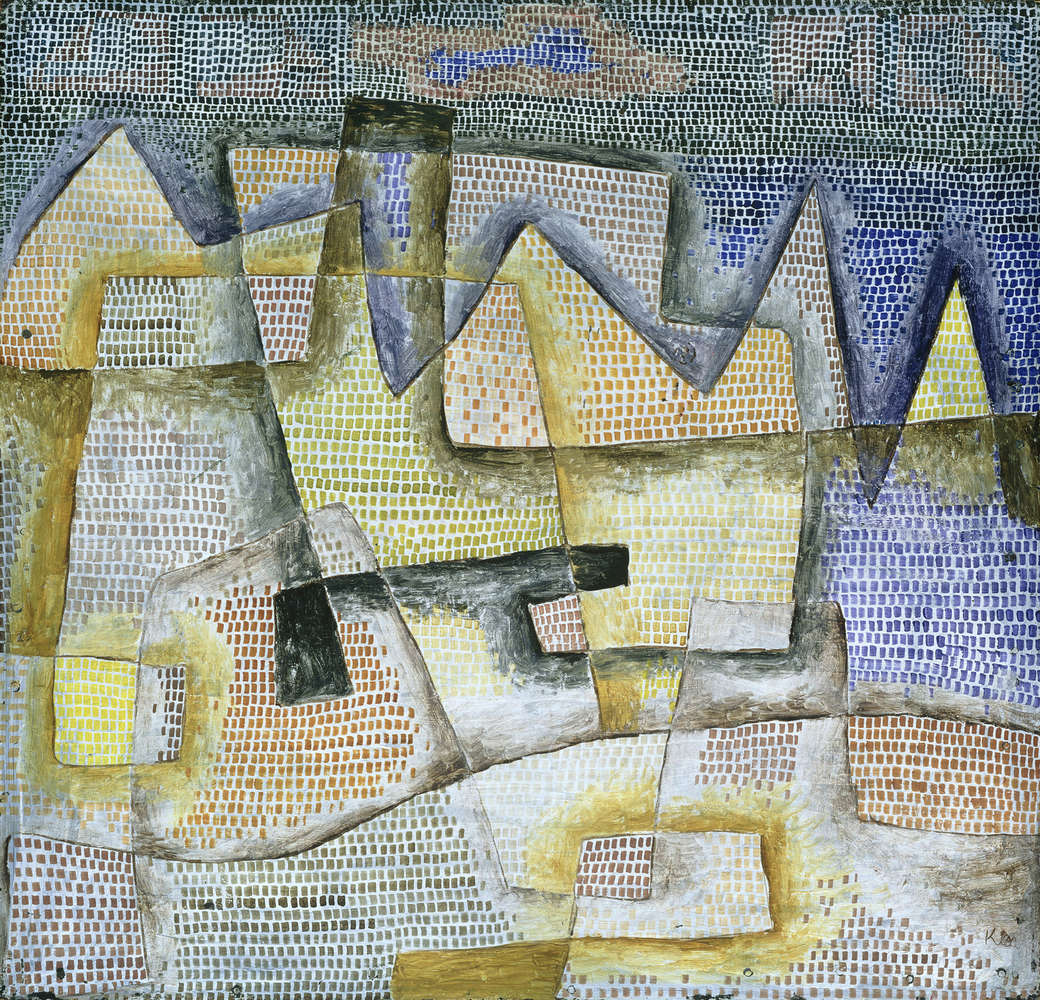             Fototapete 'Felsenküste' von Paul Klee
        