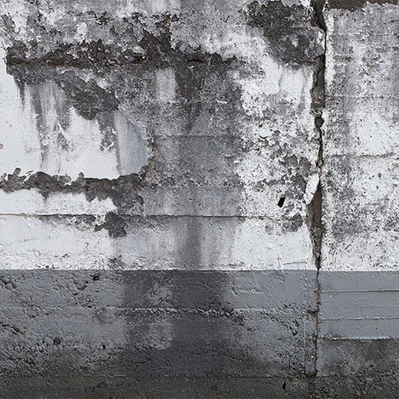         Urban Style Fototapete – Vliestapete in 3D Optik mit verwitterter Betonwand – Grau, Weiß
    