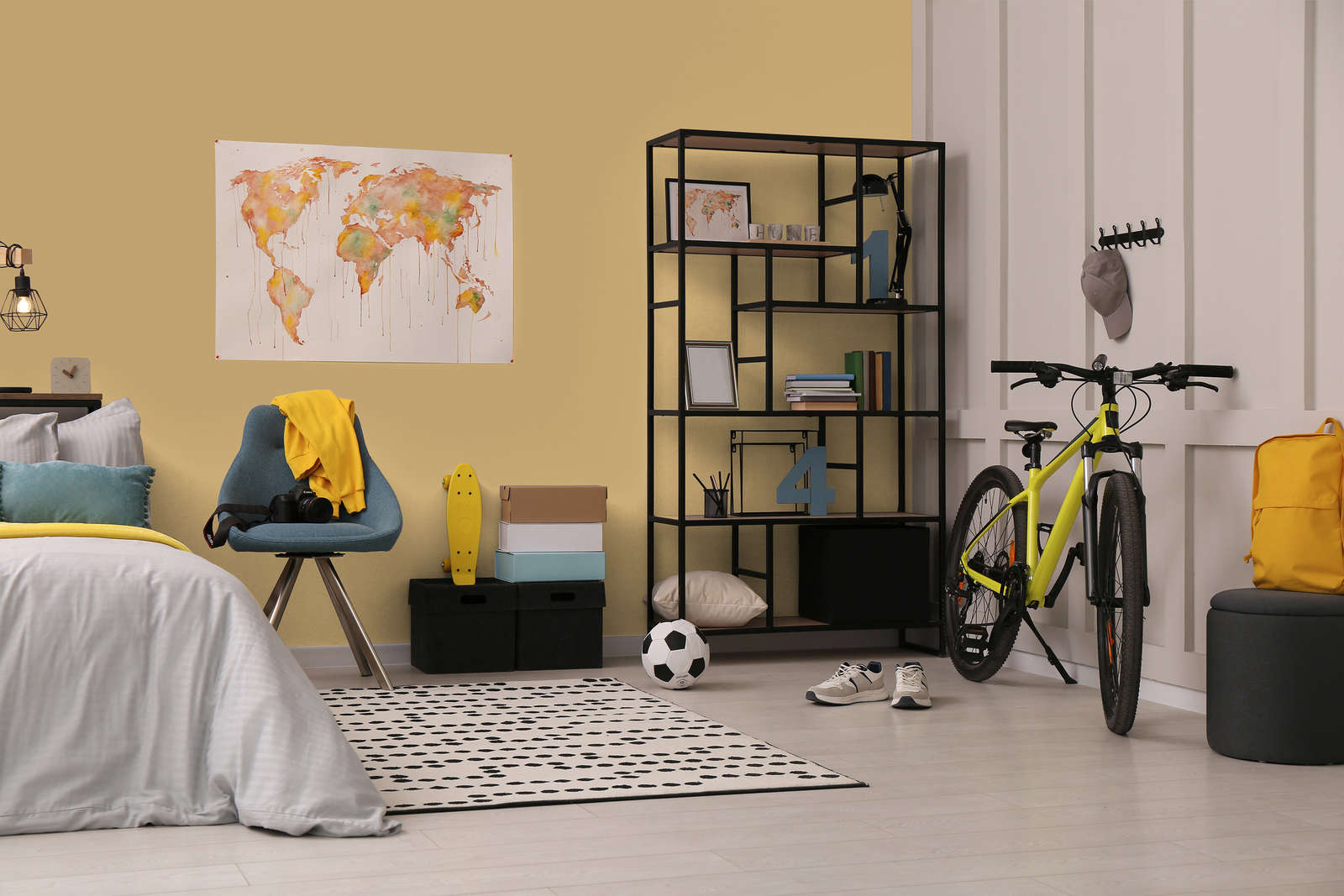             Premium Wandfarbe heiteres Ocker »Juicy Yellow« NW800 – 1 Liter
        