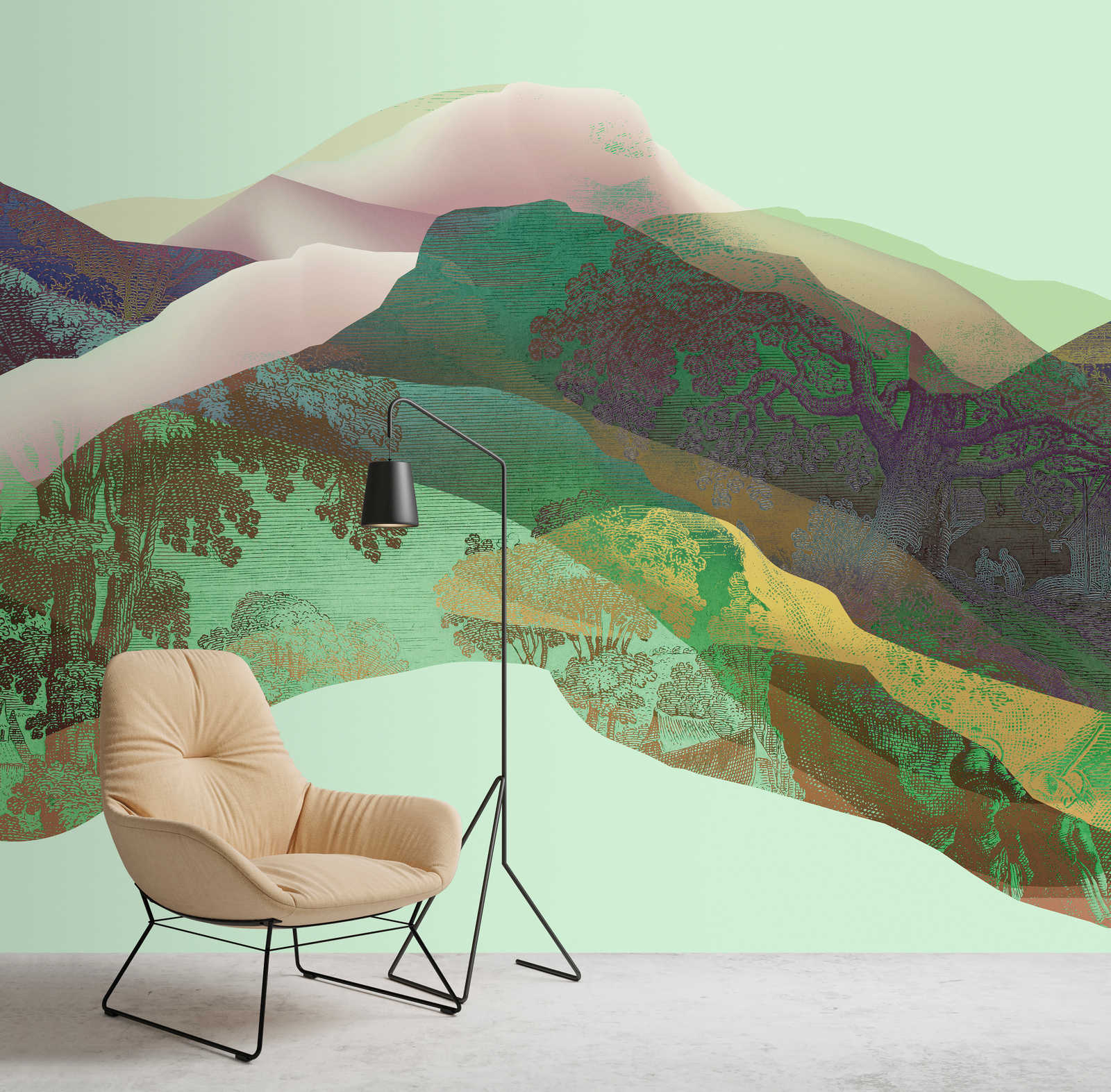 Lampe, Kunst, Malerei, Mobiliar