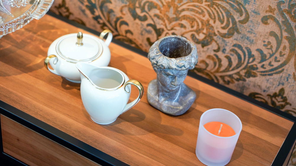             Sinaasappel geurkaars met oppeppende geur - 110g
        