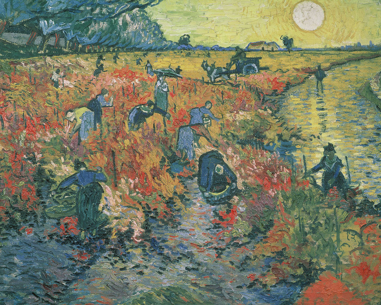             Fototapete 'Rote Weinberge' von Vincent van Gogh
        