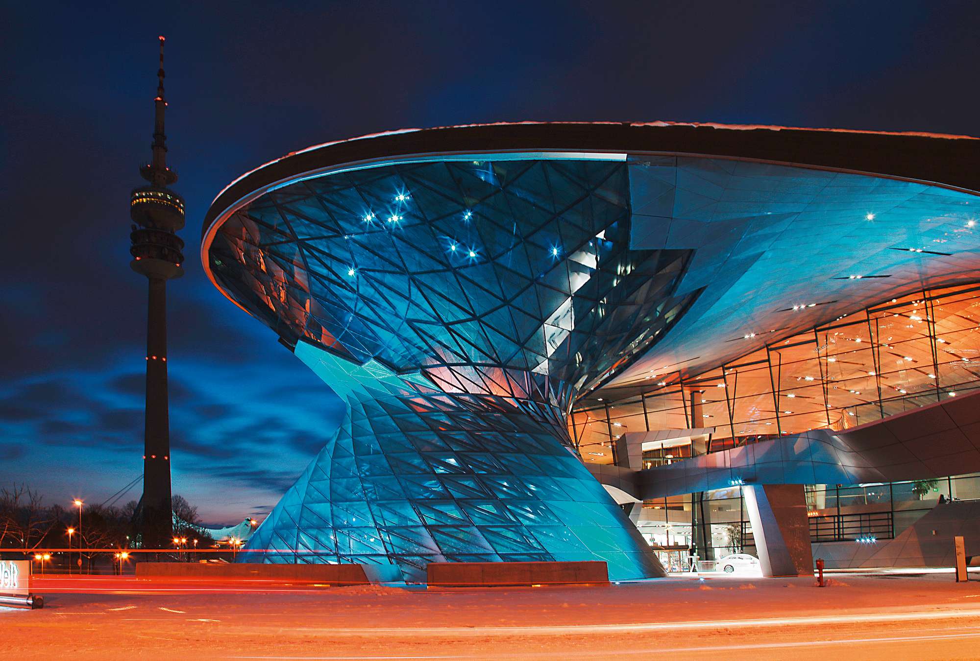             München Nachts – Fototapete Metropole & Architektur
        