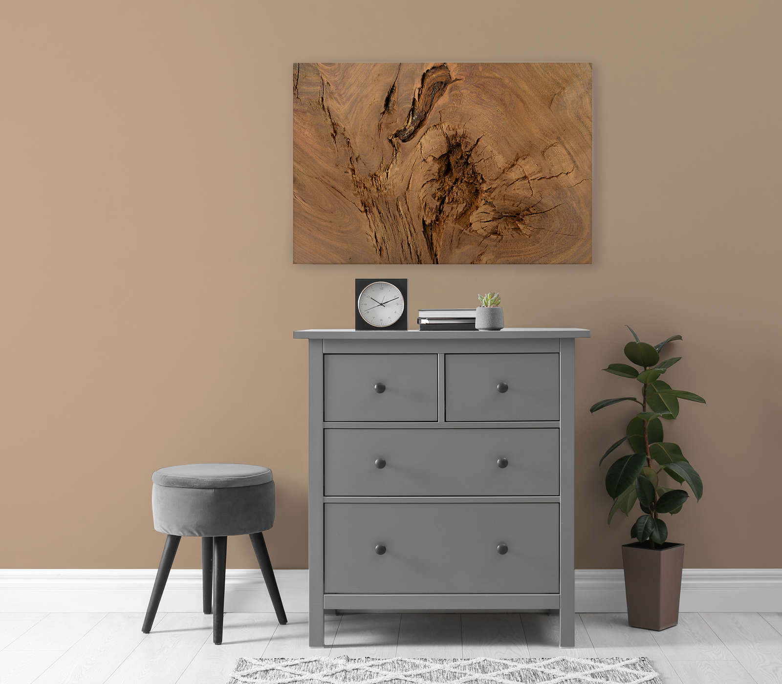             Leinwandbild Detailaufnahme von einem Baumstamm – 0,90 m x 0,60 m
        