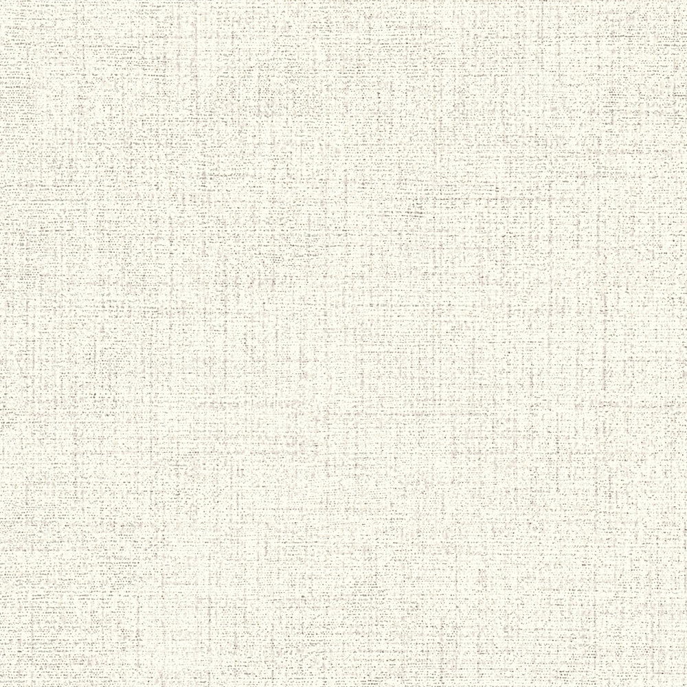             Vliestapete uni mit Textil-Optik – Creme
        