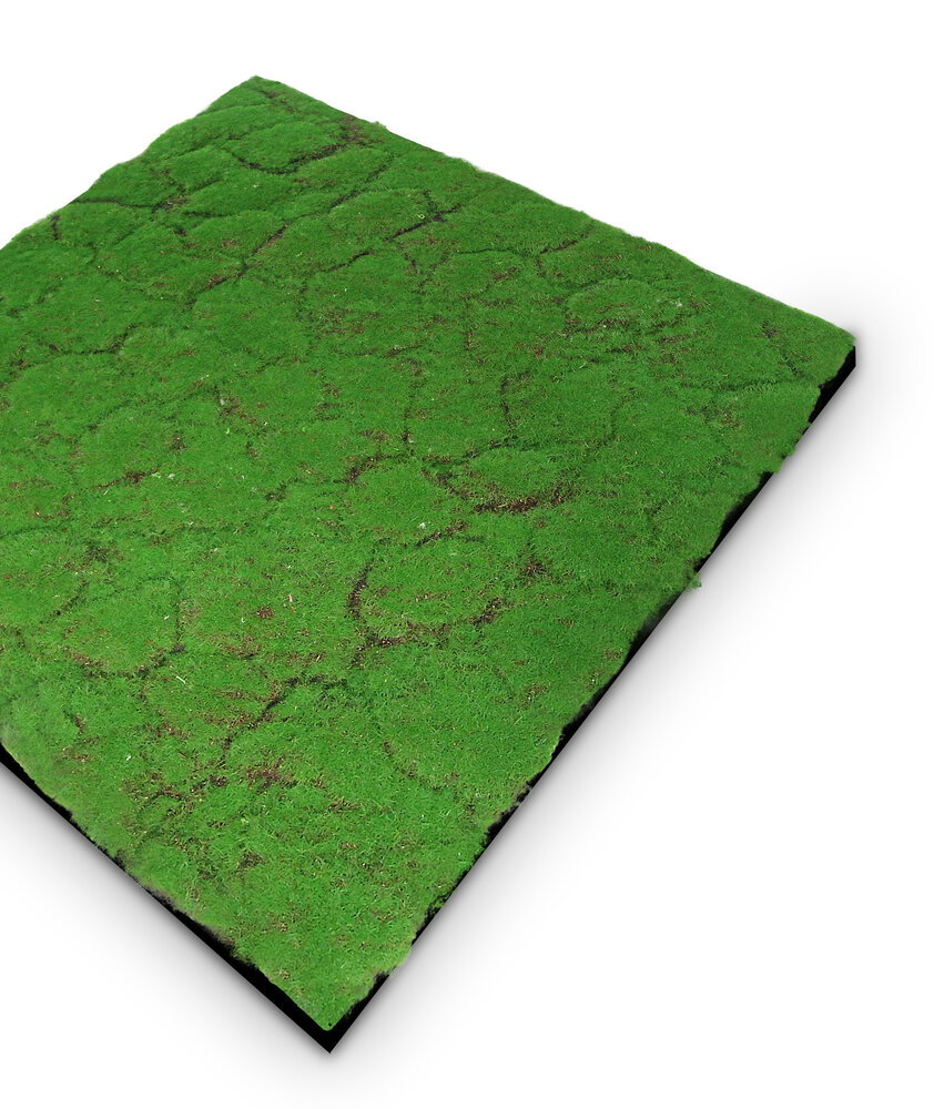 wirdmulch, künstliches grün, rasenplatte, gartenbelag, sandwich-matte