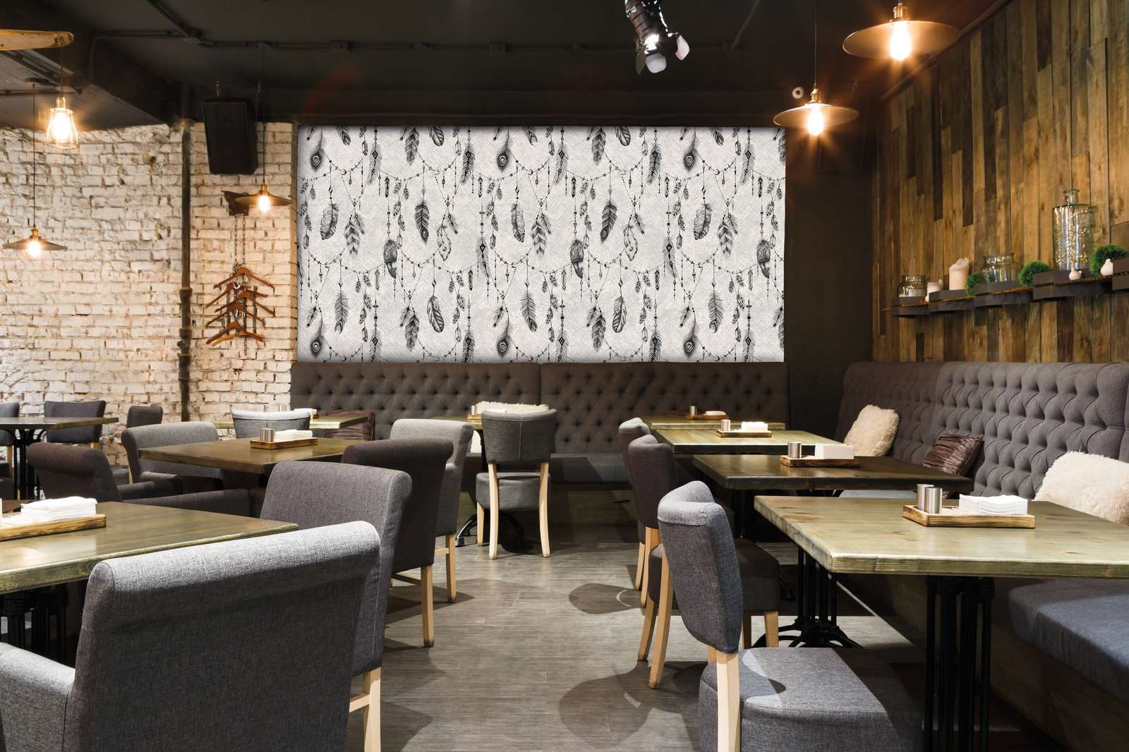 Drinnen, Restaurant, Innenarchitektur, Café, Cafeteria